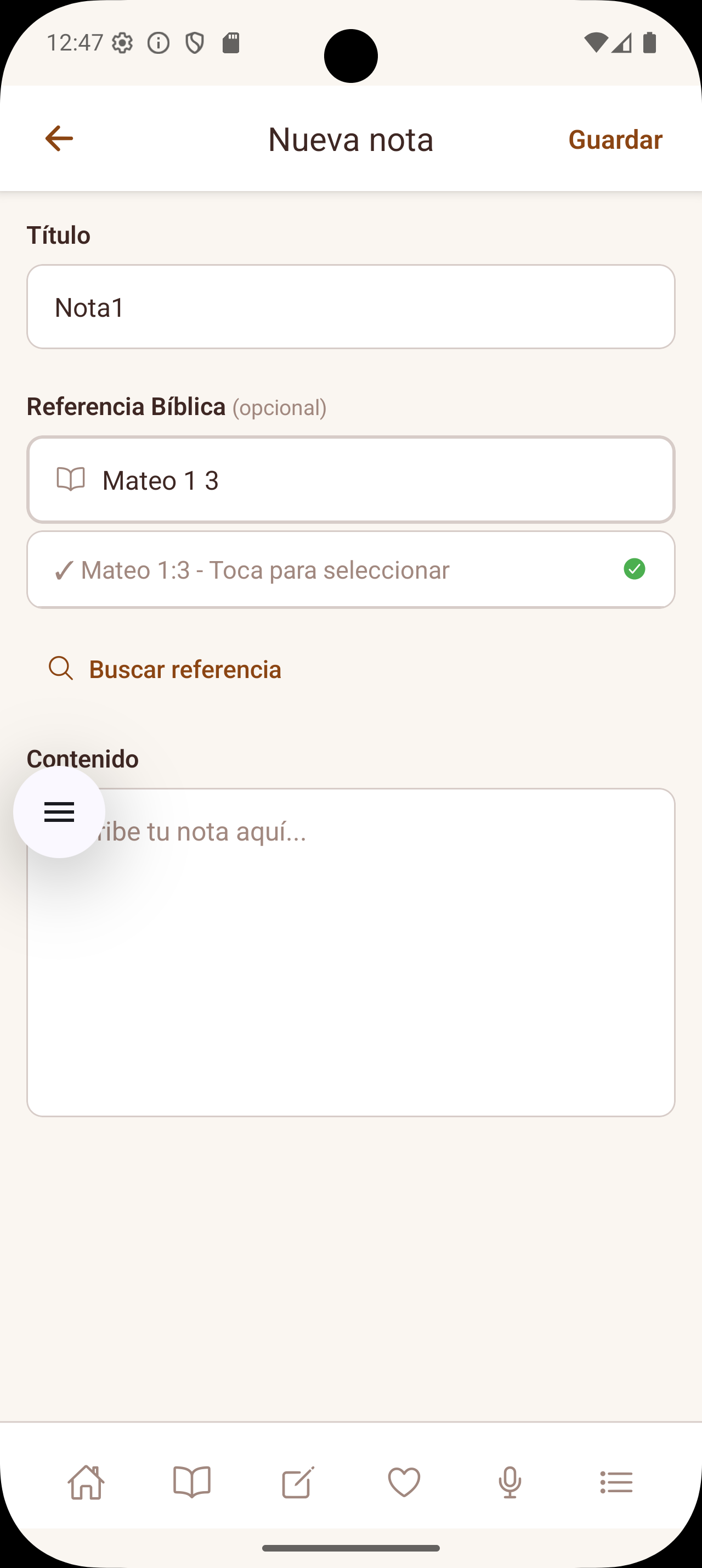 Notas