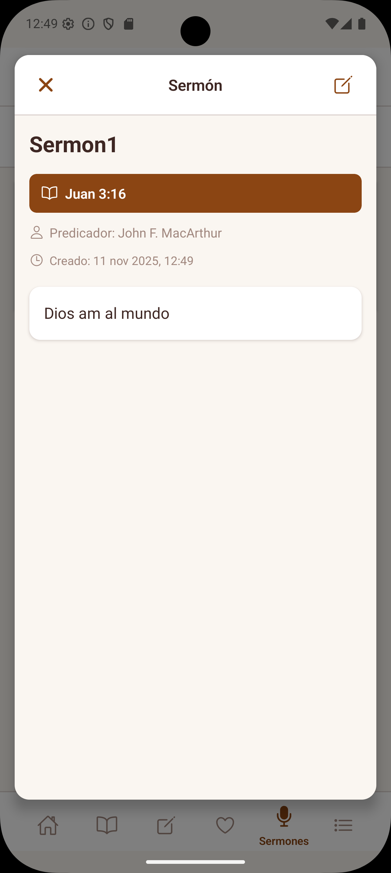 Sermones